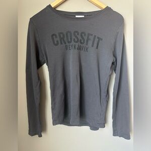 Gray CrossFit Reykjavik Long Sleeve Shirt